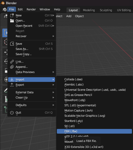 Blender FBX