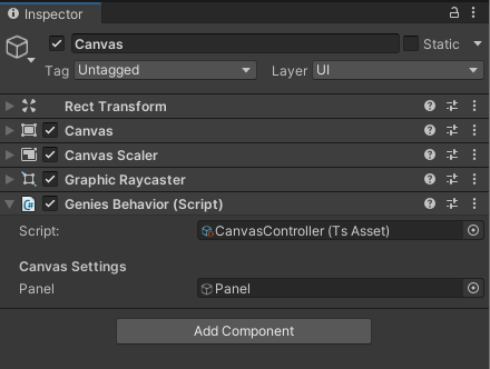 Canvas Controller