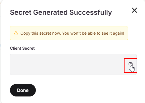 Copy Secret