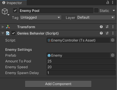 Enemy Pool