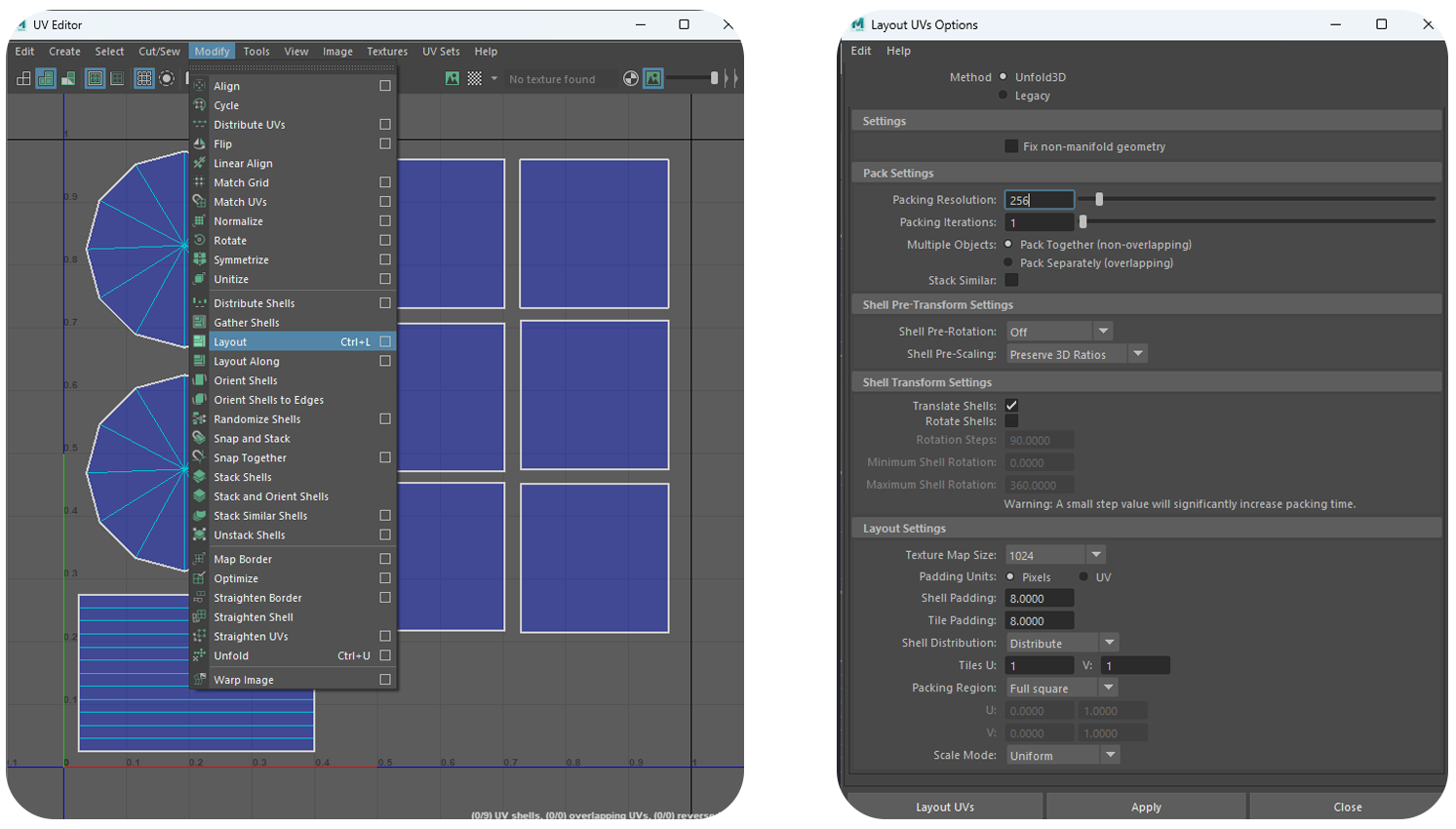 UV Layout